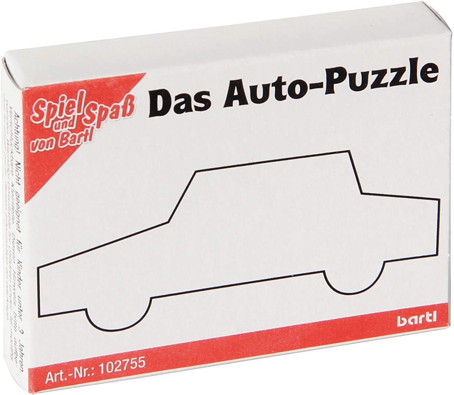 Mini-Holzpuzzle Das Auto-Puzzle