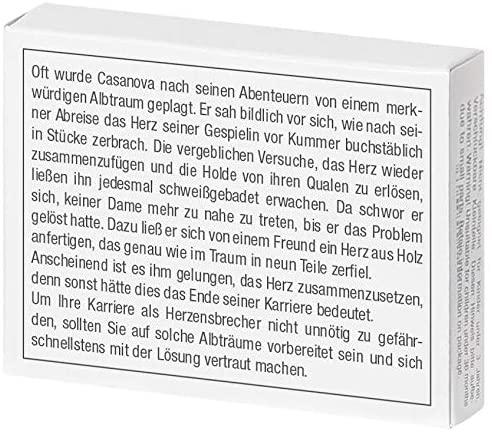 Mini-Holzpuzzle Das gebrochene Herz