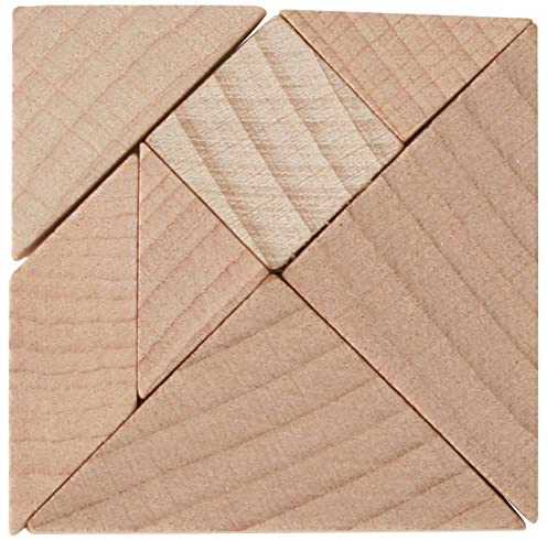Mini-Holzpuzzle Das Quadrat-Puzzle