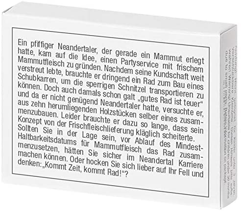 Mini-Holzpuzzle Das Rad des Neandertalers