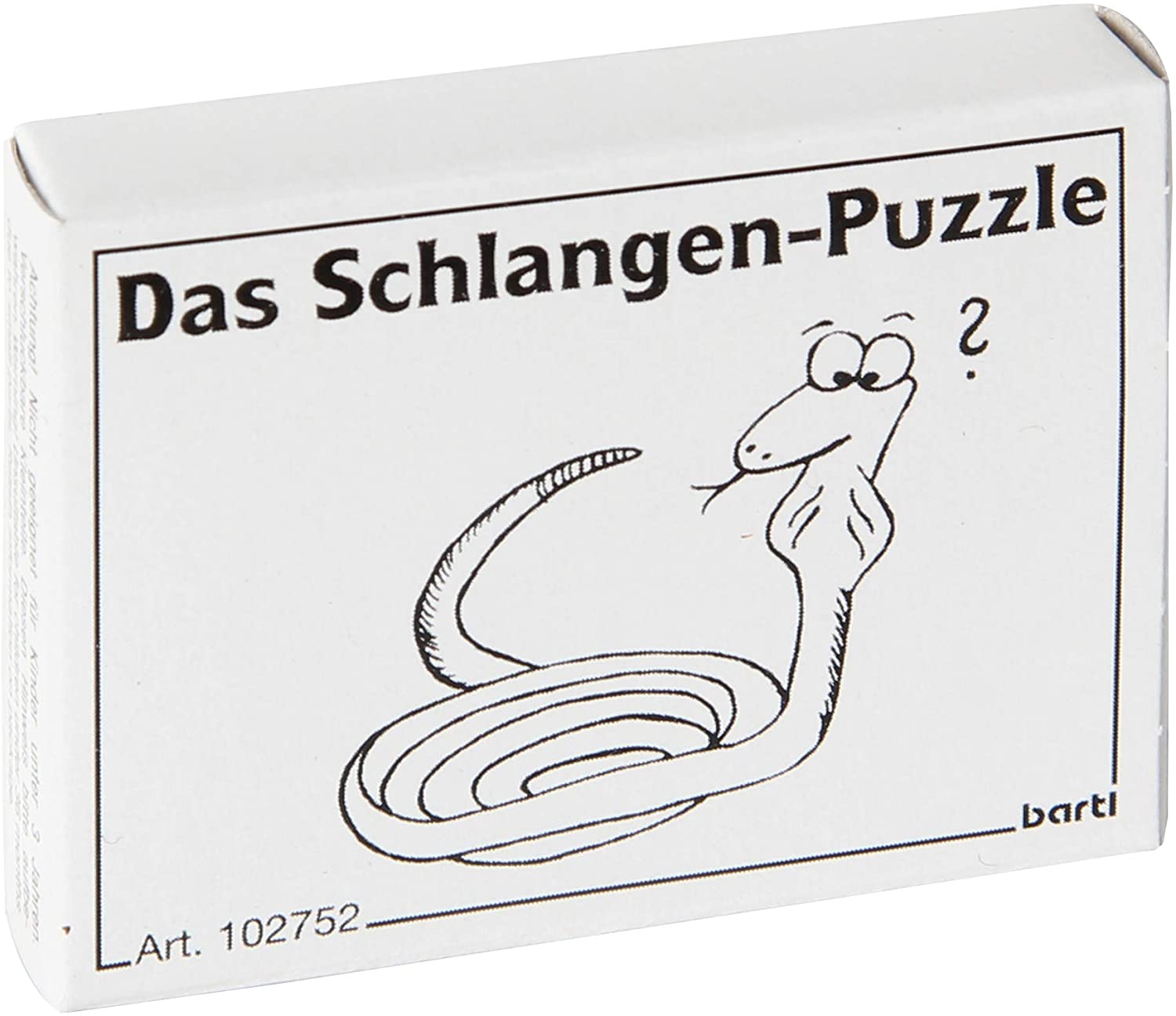 Mini-Holzpuzzle Das Schlangen-Puzzle