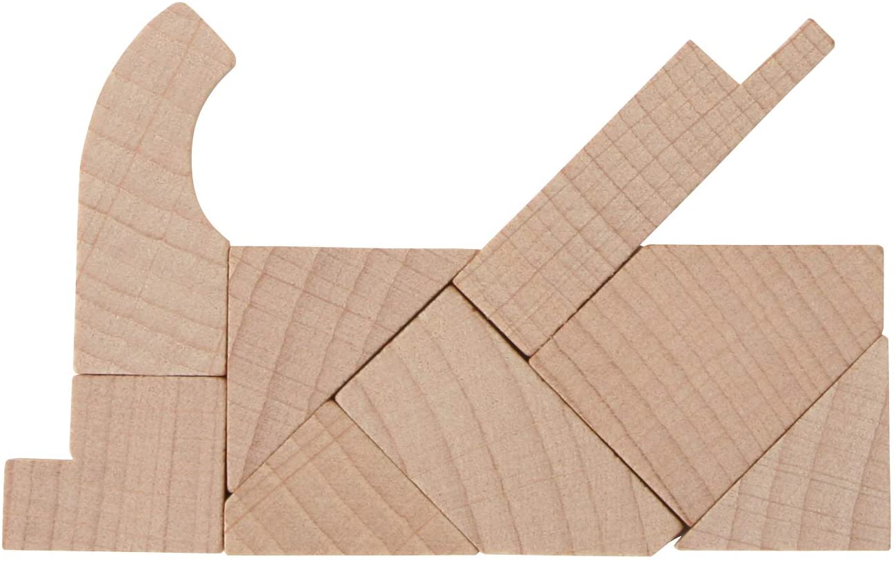Mini-Holzpuzzle Der zersägte Hobel