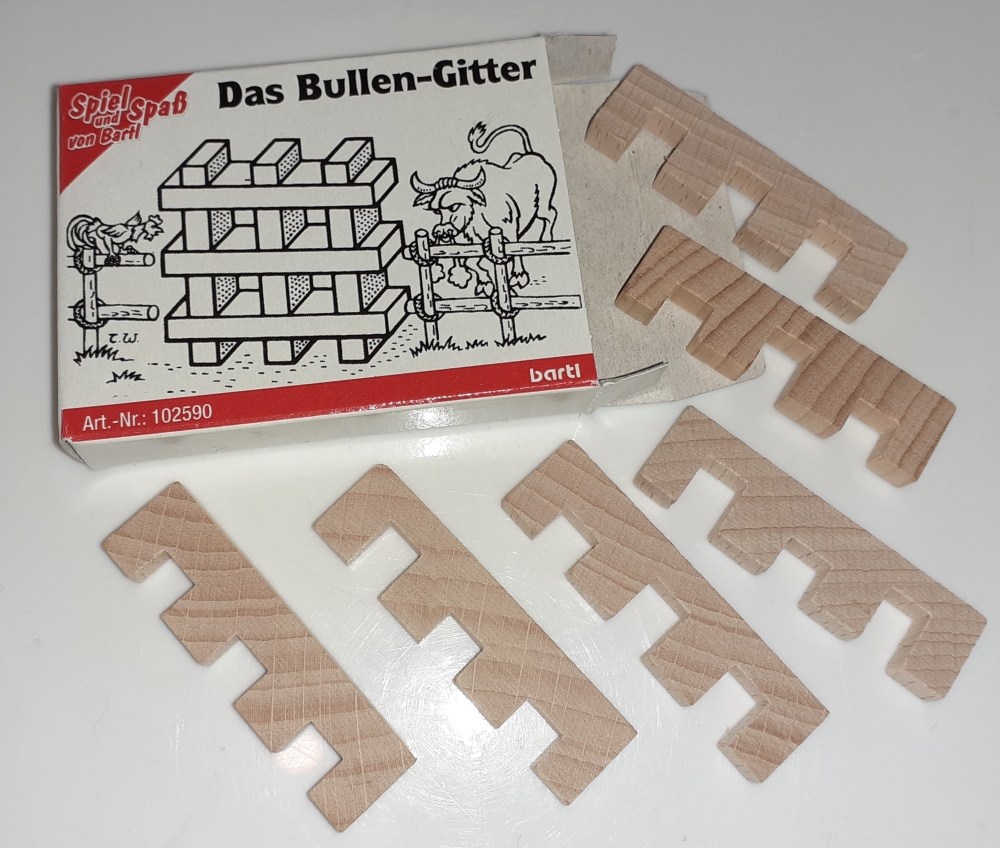 Mini-Knobelspiel Das Bullen-Gitter