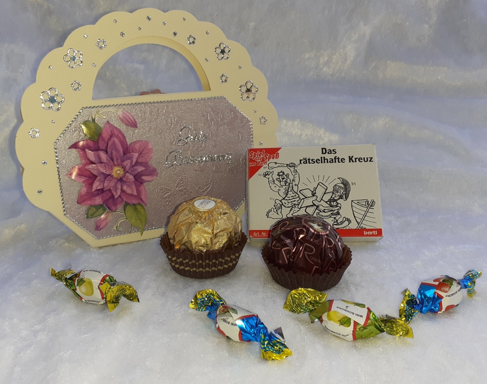 Mini-Knobelspiel Das rätselhafte Kreuz Geschenkverpackung