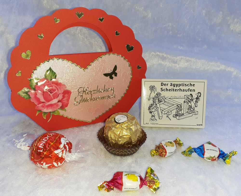 Mini-Knobelspiel Der ägyptische Scheiterhaufen Geschenkverpackung