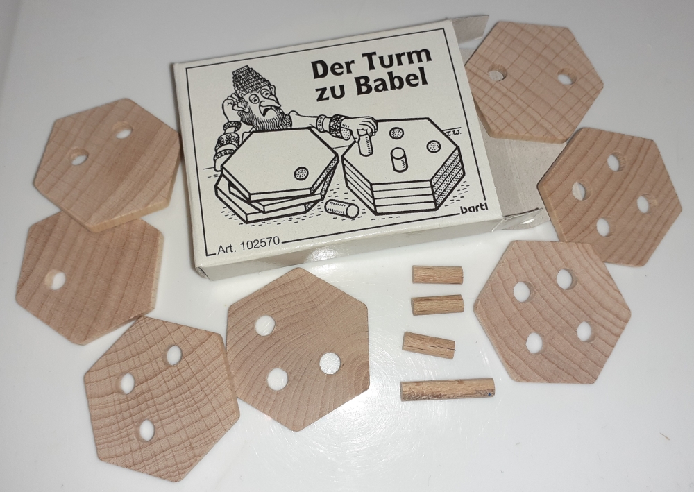 Mini-Knobelspiel Der Turm zu Babel