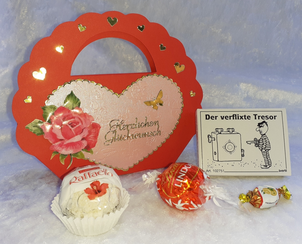 Mini-Knobelspiel Der verflixte Tresor Geschenkverpackung