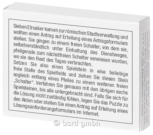 Mini-Knobelspiel Der verzwickte Behördengang