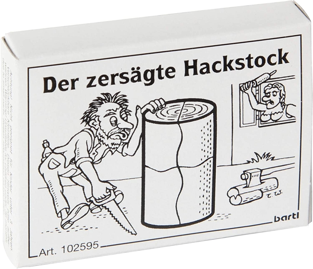 Mini-Knobelspiel Der zersägte Hckstock