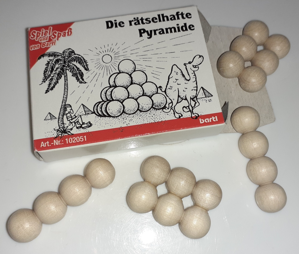 Mini-Knobelspiel Die rätselhafte Pyramide