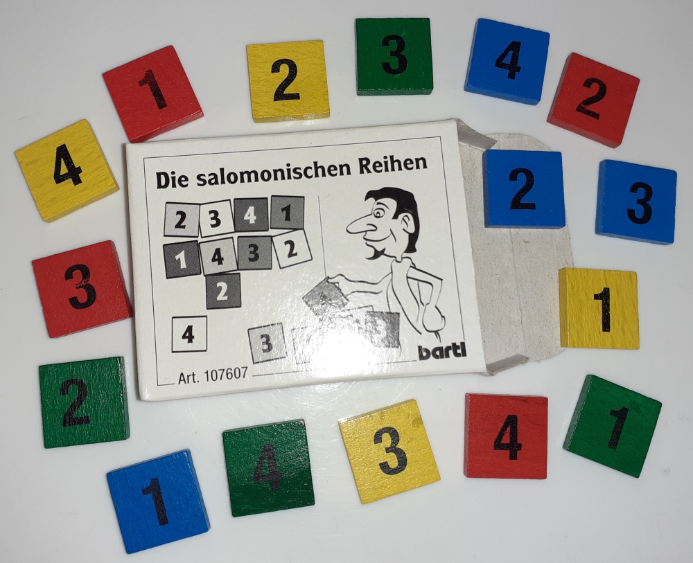 Mini-Knobelspiel Die salomonischen Reihen