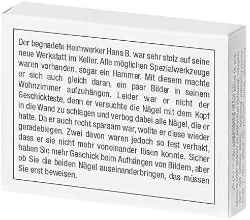 Mini-Knobelspiel Die verbogenen Nägel