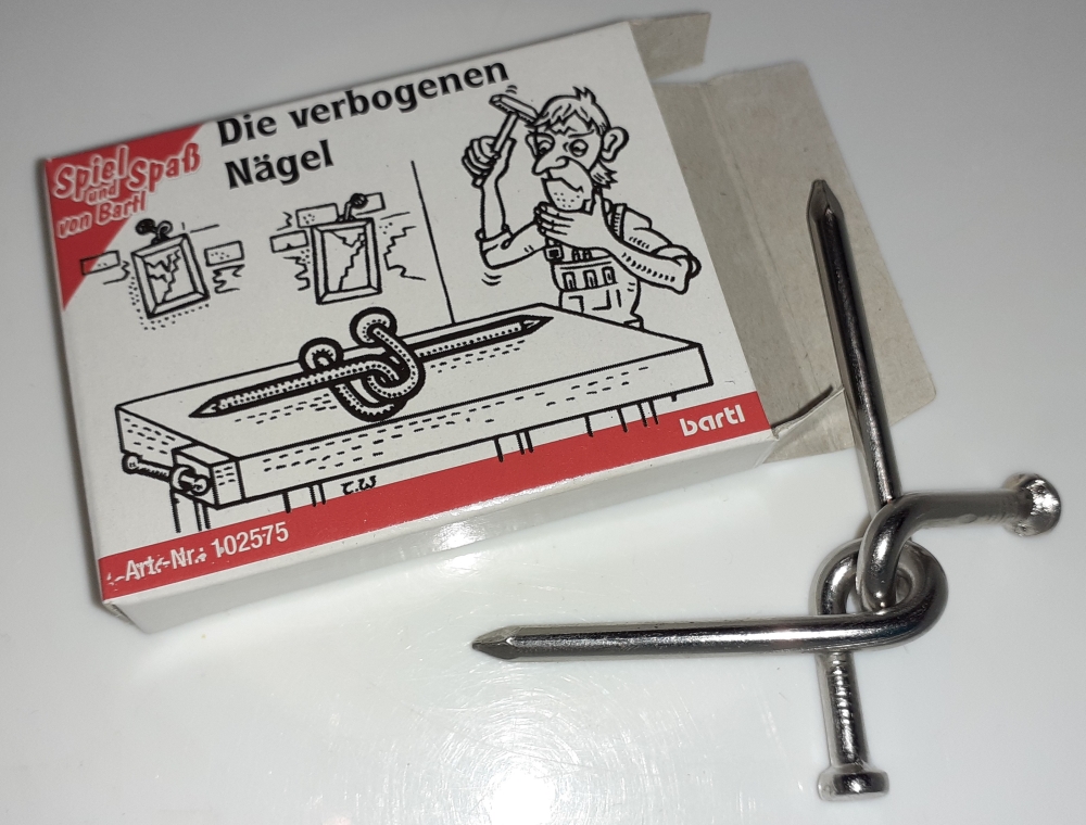 Mini-Knobelspiel Die verbogenen Nägel