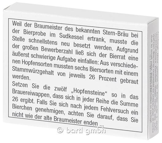 Mini-Knobelspiel Die verhopfte Bierprüfung