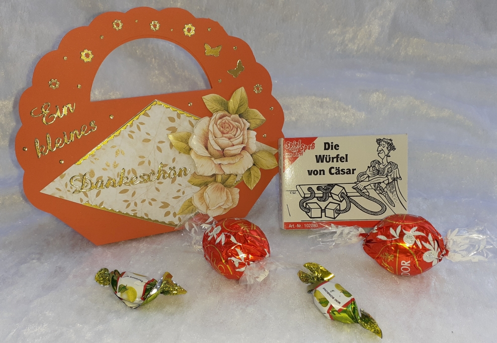 Mini-Knobelspiel Die Würfel von Cäsar Geschenkverpackung