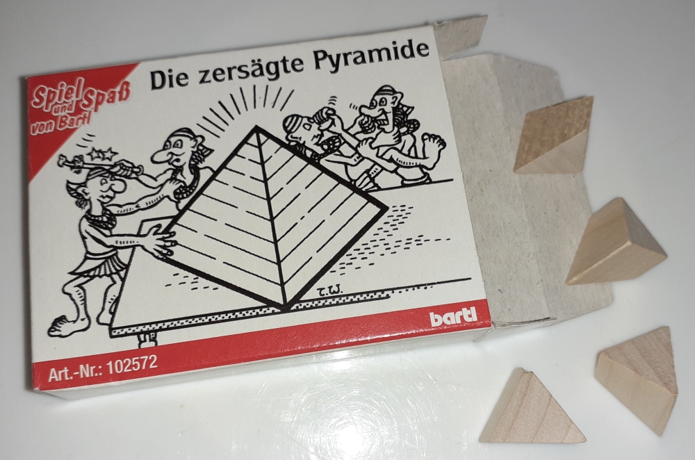 Mini-Knobelspiel Die zersägte Pyramide