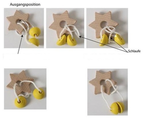 Mini-Knobelspiel Mond und Stern Lösung