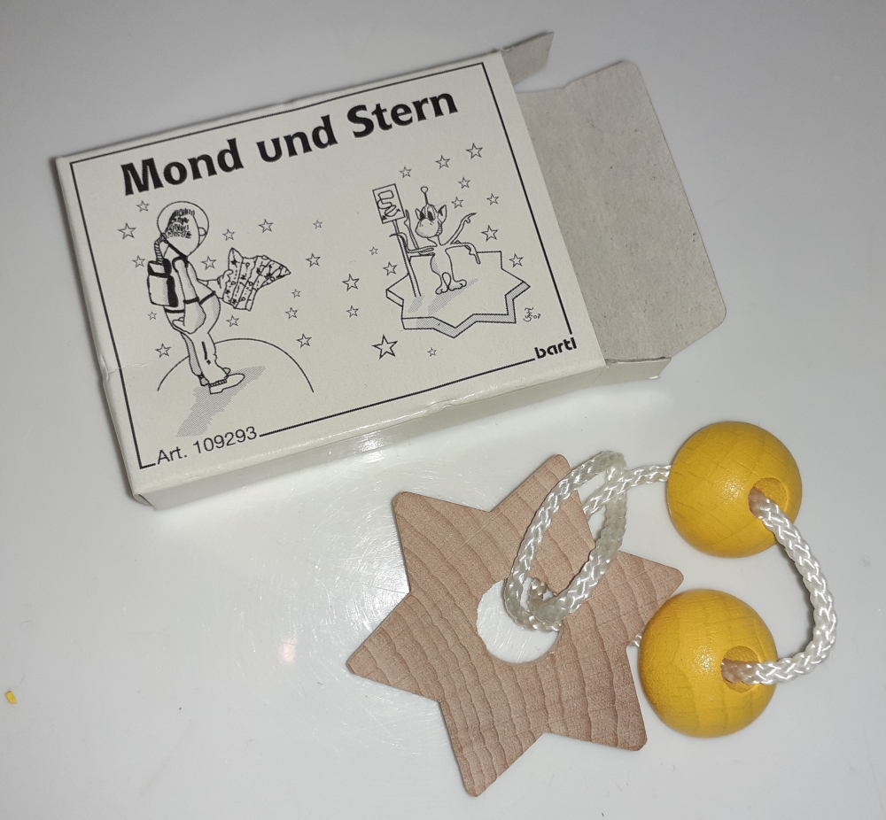Mini-Knobelspiel Mond und Stern