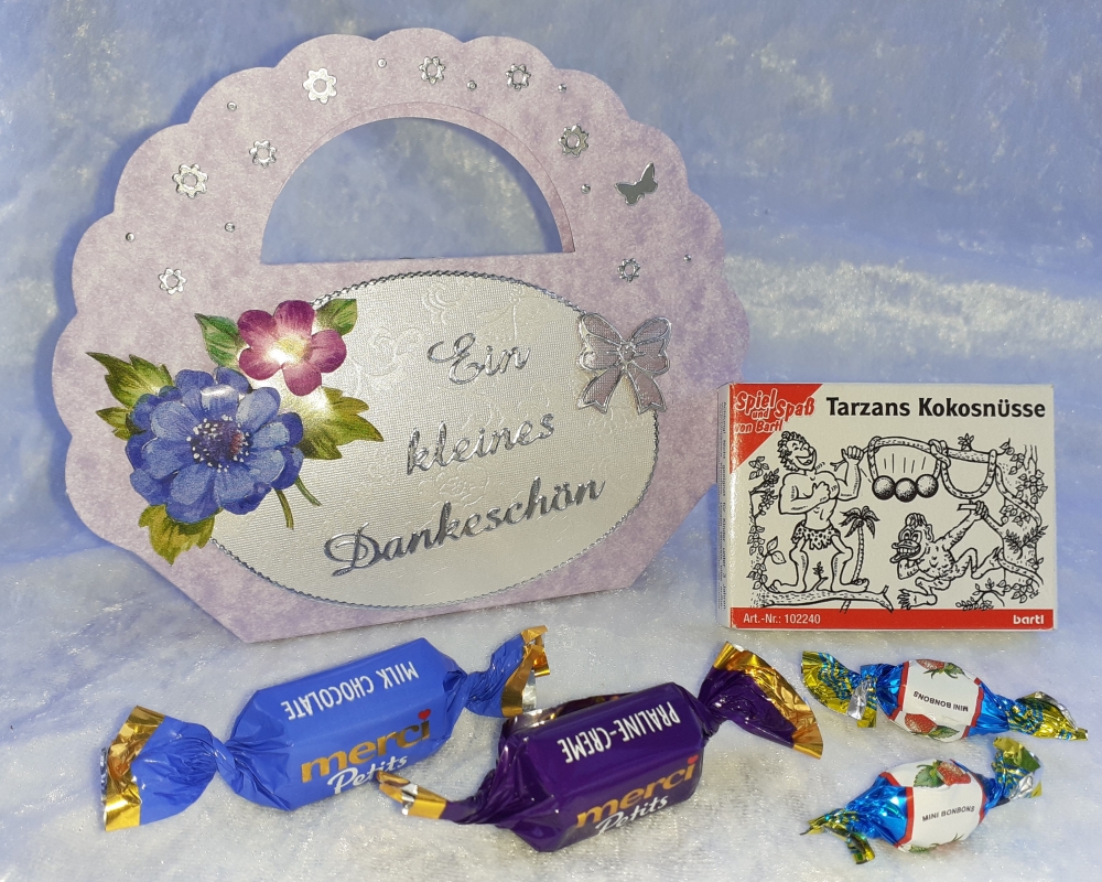 Mini-Knobelspiel Tarzans Kokosnüsse Geschenkverpackung