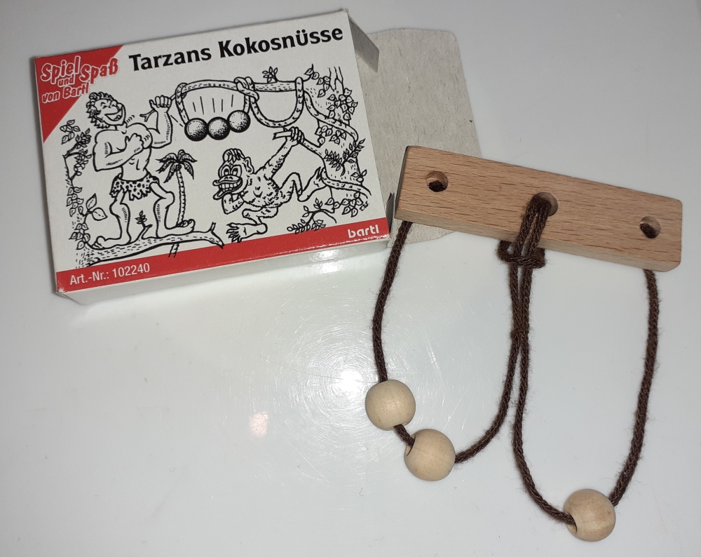 Mini-Knobelspiel Tarzans Kokosnüsse