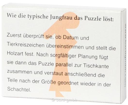 Sternzeichen-Puzzle die Jungfrau