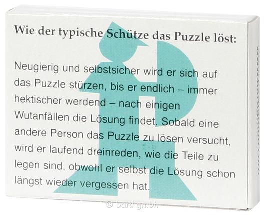 Sternzeichen-Puzzle Der Schütze